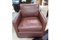 Leather Swivel Accent Chair