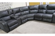 6Pc Power Reclining Sectional w/ Console