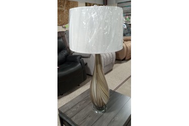 Earthtone Stripes Table Lamp