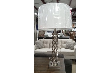 Brushed Steel Table Lamp