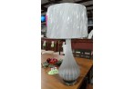 Smoke and Frosted Glass Table Lamp