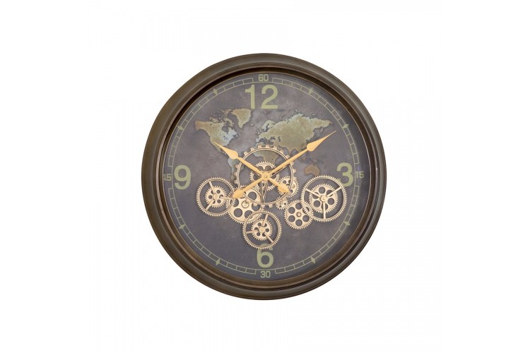 World Gear Clock