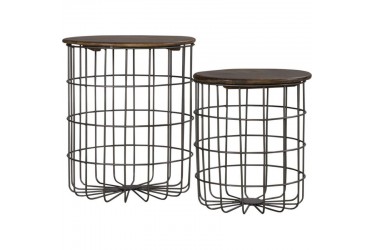 Nesting Caged Accent Tables