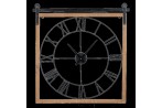 Square Clock W/Pulley
