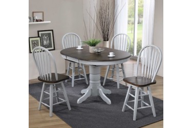 St Helen Pedestal Table w/ 4 Chairs