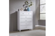 Cottage View 5 Drawer Chest - White