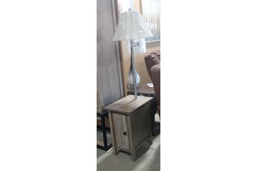 Floor Lamp w/Table Cabinet