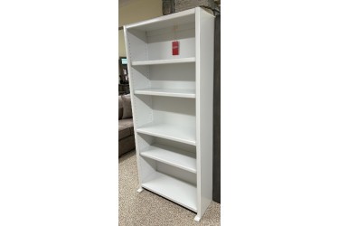 Poplar Bookcase - White