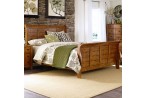 King Sleigh Bed w/ Side Rails