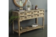 Console Table w/ 8 Drawers