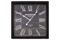 Square Wooden Wall Clock